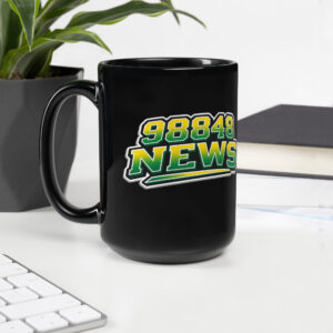 98848 News Black Glossy Mug